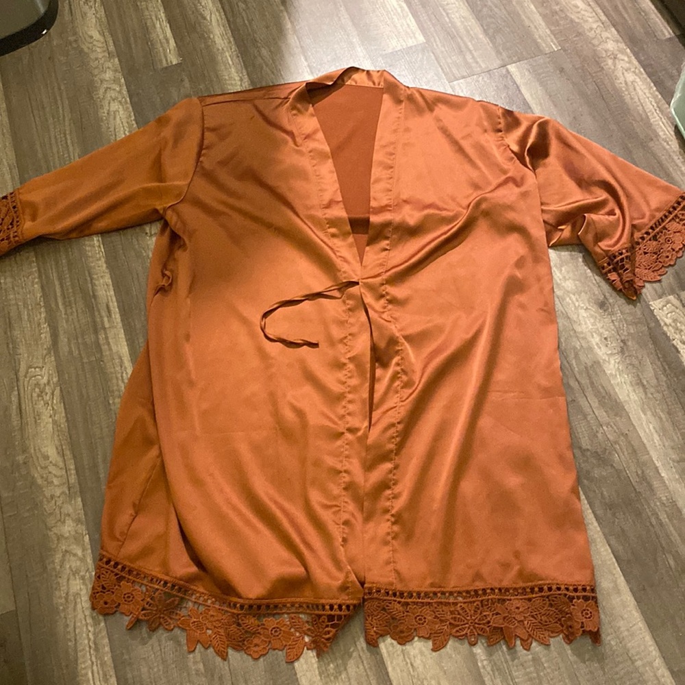 Silk robe